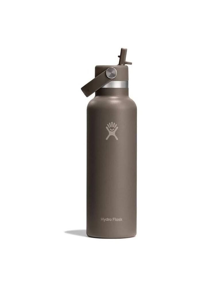 Hydro Flask زجاجة هيدرو فلاسک سعة 21 أونصة مع غطاء مرن للقشة - فولاذ مقاوم للصدأ، مانعة للتسرب، معزولة - سانديبايبر - Image 1